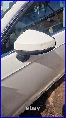 2013-16 Audi A3 Sport 5 Doors Passanger Side Wing Mirror In White Ly9k