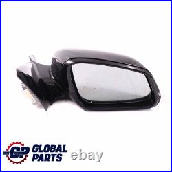 BMW 1 Series F20 Right Heated Wing Mirror O/S High Gloss Black Sapphire 475