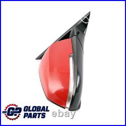 BMW 3 F30 F31 LCI High Gloss Heated Right Wing Mirror O/S Melbourne Red A75