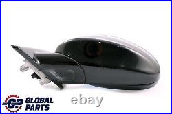 BMW 3 Series E90 M Sport Power Fold Left Wing Mirror N/S Black Sapphire 475