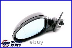BMW 3 Series E90 M Sport Power Fold Left Wing Mirror N/S Black Sapphire 475