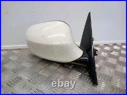BMW 3 Series M Sport 08-13 E90 OS Drivers White Electric Door Wing Mirror 406244