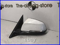 BMW 4 Coupe F32 Left Side Wing Door Mirror RHD 6 Pin WHITE Passenger M Sport