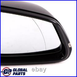 BMW 4 Series F32 F33 M Sport High Gloss Heated Right Wing Mirror O/S Black