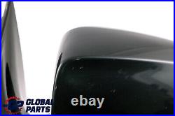 BMW 5 Series E60 E61 LCI M Sport Left Wing Mirror N/S High Gloss Carbonschwarz