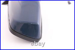 BMW 5 Series E60 LCI M Sport Right Wing Mirror O/S High Gloss Mysticblau Blue