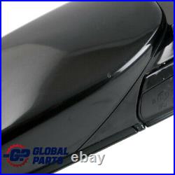 BMW 6 E63 E64 Auto Dip Power Fold M Sport Right Wing Mirror O/S Black Sapphire