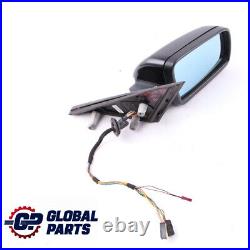 BMW E60 E61 Auto Dip Power Fold Memory Right Wing Mirror O/S Black Sapphire 475
