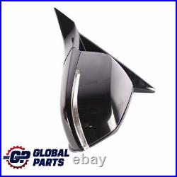 BMW F20 Wing Mirror Door Left Heated N/S High Gloss Black Sapphire Metallic 475