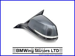 Bmw 1 2 F21 F22 F23 Left Passenger Side Door Wing Mirror 6 Pin / M-sport / Grey