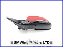 Bmw 1 2 F21 F22 F23 Left Passenger Side Door Wing Mirror 6 Pin / M-sport / Red