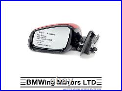 Bmw 1 2 F21 F22 F23 Left Passenger Side Door Wing Mirror 6 Pin / M-sport / Red