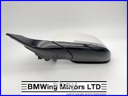 Bmw 1 2 F21 F22 F23 Left Passenger Side Door Wing Mirror 6 Pin / M-sport White