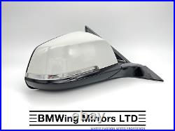 Bmw 1 2 F21 F22 F23 Right Driver Side Door Wing Mirror 6 Pin / M-sport Alp White