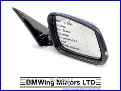 Bmw 1 2 F21 F22 F23 Right Driver Side Door Wing Mirror 6 Pin / M-sport Blue B45