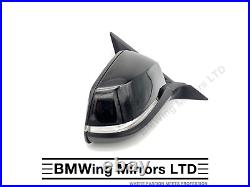Bmw 1 2 F21 F22 F23 Right Driver Side Door Wing Mirror 6 Pin Se Sport Black 668