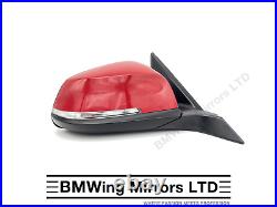 Bmw 1 2 F21 F22 F23 Right Driver Side Door Wing Mirror 6 Pin / Se Sport Red A61