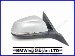 Bmw 1 2 F21 F22 F23 Right Driver Side Door Wing Mirror 6 Pin / Se Sport / Silver