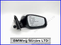 Bmw 1 2 F21 F22 F23 Right Driver Side Door Wing Mirror 6 Pin Se Sport White A96