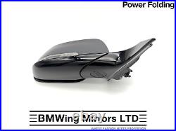 Bmw 1 & 2 F21 F22 M-sport Right Driver Wing Mirror / 5 Pin Power Folding / Grey