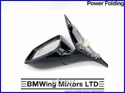 Bmw 1 F20 5 Door Left Passenger Side Wing Mirror / 5 Pin Power Folding / M-sport