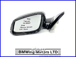 Bmw 1 F20 5 Door N/s Left Passenger Side Door Wing Mirror 6 Pin / M-sport / Grey