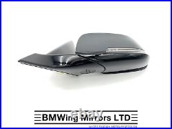 Bmw 1 F20 5 Door N/s Left Passenger Side Door Wing Mirror 6 Pin / M-sport / Grey