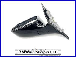 Bmw 1 F20 5 Door N/s Left Passenger Side Door Wing Mirror 6 Pin M-sport Silver