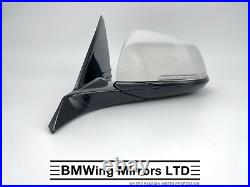 Bmw 1 F20 5 Door N/s Left Passenger Side Door Wing Mirror 6 Pin / M-sport White