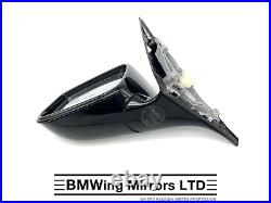Bmw 1 F20 5 Door N/s Left Passenger Side Door Wing Mirror 6 Pin / M-sport White