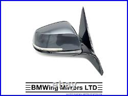 Bmw 1 F20 5 Door O/s Right Driver Side Door Wing Mirror 6 Pin / M-sport Grey B39