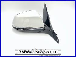 Bmw 1 F20 5 Door Right Driver Side Door Wing Mirror 6 Pin / M-sport / White A300