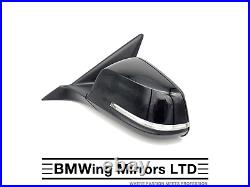 Bmw 1 Series F20 Se Sport Left Passenger Side Wing Mirror Genuine 6 Pin Black