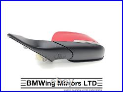 Bmw 1 Series F20 Se Sport Left Passenger Side Wing Mirror Genuine 6 Pin Red A61