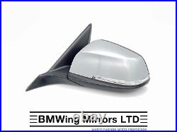 Bmw 1 Series F20 Se Sport Left Passenger Side Wing Mirror Genuine 6 Pin Silver