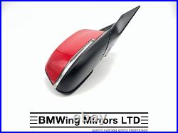 Bmw 1 Series F20 Se Sport O/s Right Driver Side Wing Mirror Genuine 6 Pin Red