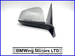 Bmw 1 Series F20 Se Sport O/s Right Driver Side Wing Mirror Genuine 6 Pin Silver