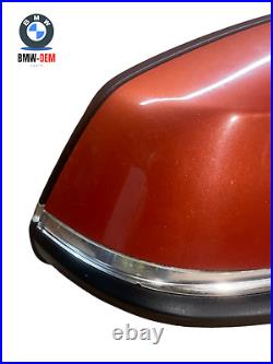 Bmw 1 Series F20 Se Sport Right Driver Side Wing Mirror Genuine 5 Pin Orange