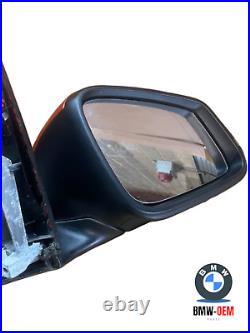 Bmw 1 Series F20 Se Sport Right Driver Side Wing Mirror Genuine 5 Pin Orange
