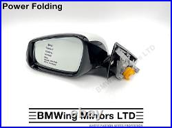 Bmw 3 F30 F31 N/s Left Passenger Side Wing Mirror 5 Pin Power Folding / M-sport