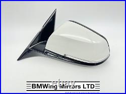 Bmw 3 F30 F31 N/s Left Passenger Side Wing Mirror / 6 Pin / M-sport / White A300