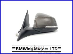 Bmw 3 F30 F31 N/s Left Passenger Side Wing Mirror 6 Pin / Se Sport Luxury Brown