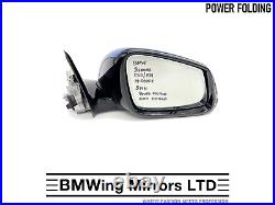 Bmw 3 F30 F31 O/s Right Driver Side Wing Mirror / 5 Pin Power Folding / M-sport