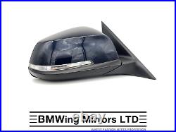 Bmw 3 F30 F31 O/s Right Driver Side Wing Mirror 6 Pin / Blue / Se Sport Luxury