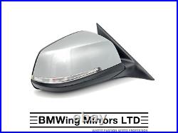 Bmw 3 F30 F31 O/s Right Driver Side Wing Mirror 6 Pin / Silver / Se Sport Luxury