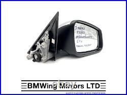 Bmw 3 F30 F31 O/s Right Driver Side Wing Mirror 6 Pin / Silver / Se Sport Luxury