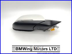 Bmw 3 F30 F31 O/s Right Driver Side Wing Mirror 6 Pin / White / Se Sport Luxury
