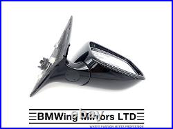 Bmw 3 F34 Gt Gran Turismo Right Driver Side Wing Mirror / 6 Pin / M-sport Blue