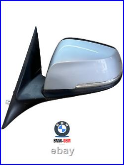 Bmw 3 Series F30 F31 N/s Left Passenger Side Wing Mirror 6 Pin Silver Se Sport