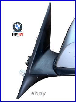 Bmw 3 Series F30 F31 N/s Left Passenger Side Wing Mirror 6 Pin Silver Se Sport